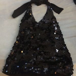 New White House Black Market sequin tank XS